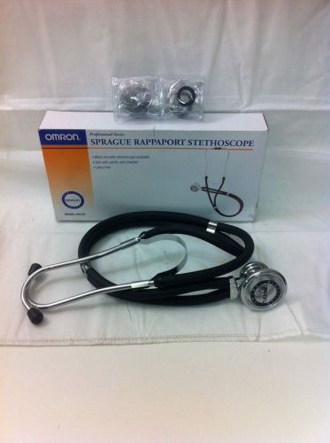 Omron Sprague Rappaport Stethoscope Black 416-22, New Open Box SE009
