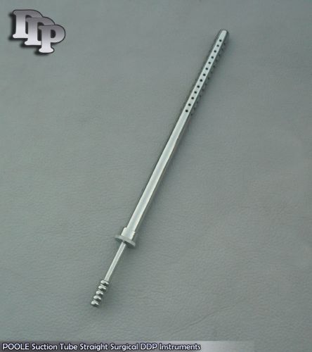 POOLE Suction Tube 16 Fr. STRAIGHT SURGICAL MEDICAL INSTRUMENTS
