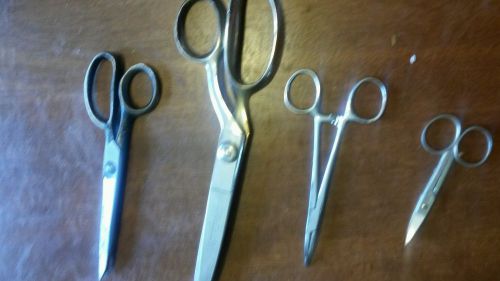 Lott of barbershop scissors 4 sets