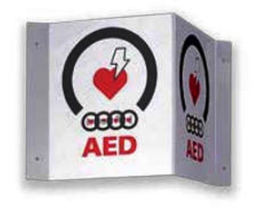 Zoll aed 3 dimensional wall sign zoll # 9310-0738 or activar 14ts for sale