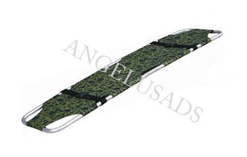 Medical emergency folding portable camouflage stretcher aluminum camilla usa for sale