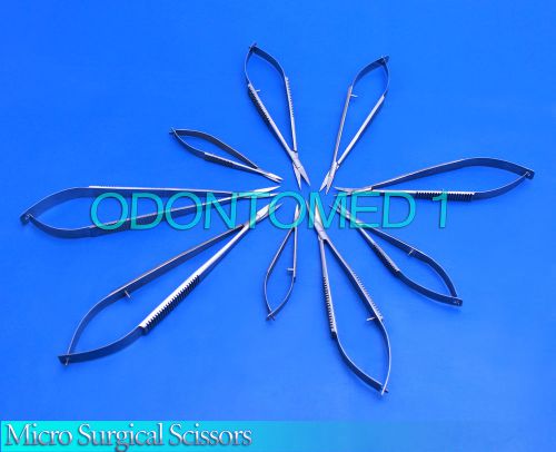 10 Micro Surgical Scissors Ophthalmic &amp; Lab Instruments