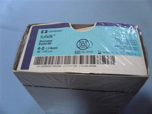 Covidien SofSilk REF LS-640 Box of 24 In Date  (11/2017 inday)