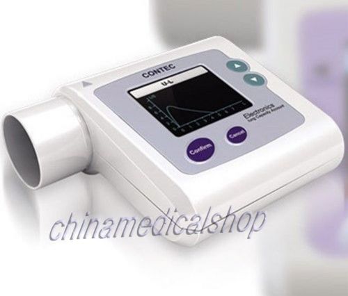 NEW Hand-held 1.8&#039;&#039; color LCD Digital VC Lung Spirometer PEF FEFV1 FEF Bluetooth