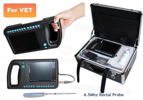Vet cms600s palmsmart b-ultrasound scanner diagnostic system+ 6.5m rectal probe for sale