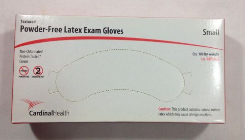 NIP Cardinal Health Textured Powder-Free Latex Exam Gloves. Qty: 100. Size Small