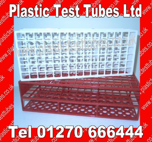 Test tube rack / tray / holder, holds 90 x 12-13mm tubes,plastic, reusable,new for sale