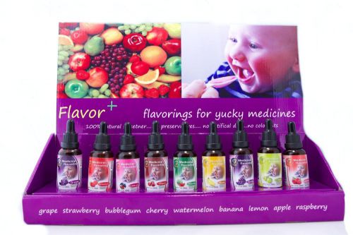 Pharmacy Medical Supplies Flavoring Vials Pharmacist Pediatric Flavor+ Kit