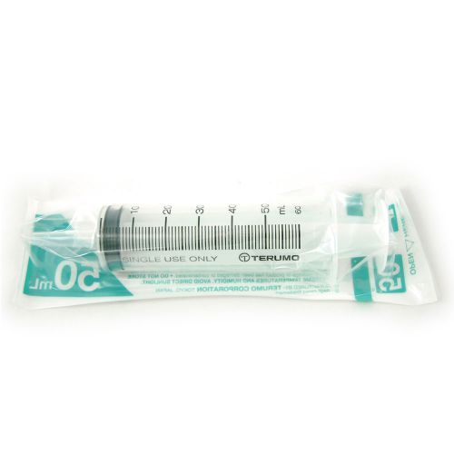 1 x 50ml 50cc terumo syringe catheter tip hypodermic needle sterile luer slip for sale