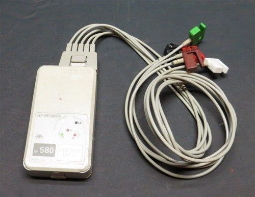 HP M1400A Telemetry Transmitter With M1425A Leads