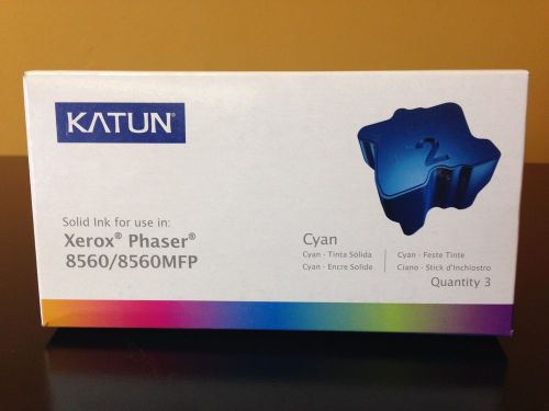 Xerox Phaser Compatible Katun Cyan Solid Ink Sticks - KAT37991