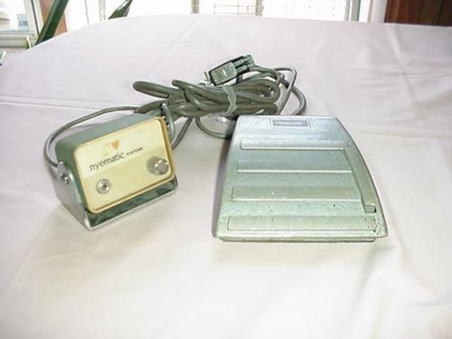 VINTAGE Nyematic TRANSCRIBING DICTATION MACHINE FOOT PEDAL