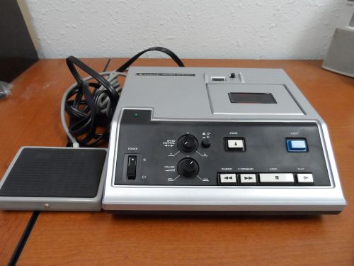 Sanyo Memo Scriber Model TRC8010A Dictation Cassette with Foot Switch