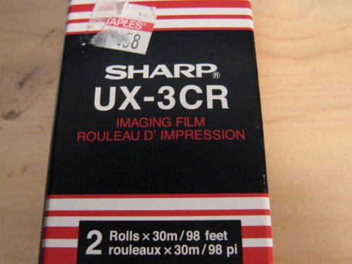 Sharp UX-3CR Fax Thermal Transfer Imaging Film 2 Rolls Brand New, Unopened
