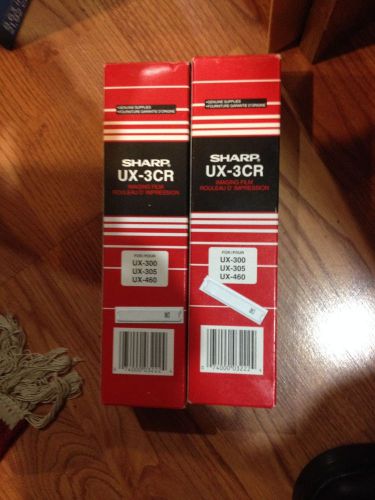 Two Sharp UX-3CR Fax Machine Imaging Film OEM in Unopened Boxes