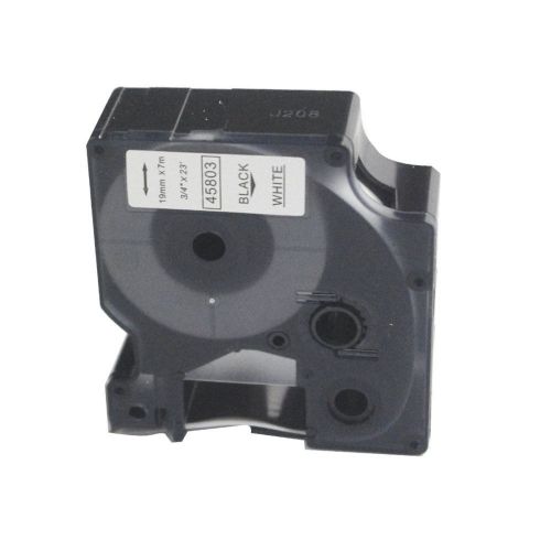 Label tape  45803  black on white 18mm*7m  compatible for label manager 360d for sale