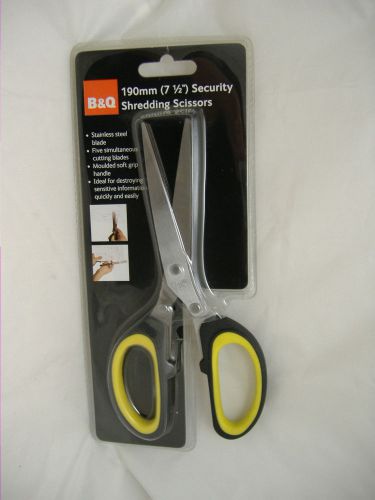 B&amp;Q Security Shredding Scissors, Paper Shredder, Document Shredder + FREE DELIVE