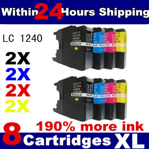 8 Compatible Ink Cartridges for brother series printer