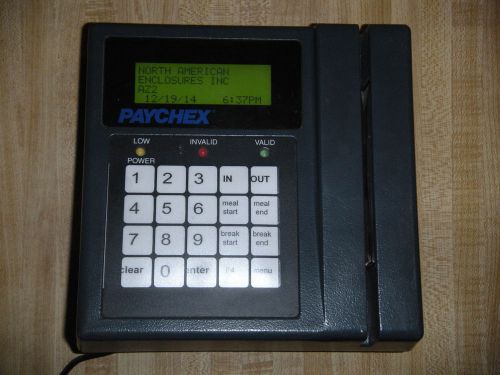 Accutime System Network Time Clock CS2000/284Paychex Inc.