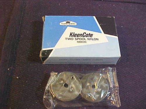 NIB-Carter&#039;s KleenCote 2 Spool Nylon Ribbon-Free Shipping