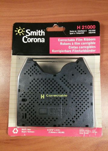 (Sealed) Smith Corona 2 Pack Ribbon 21000 Correctable - 5/16 x 510&#039;