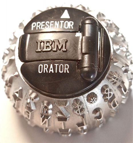 IBM Selectric Typewriter Ball Orator