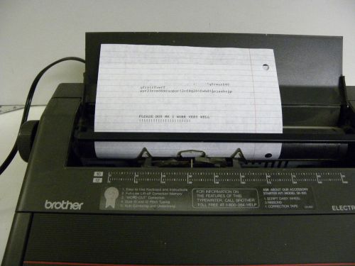 PORTABLE ELECTRONIC TYPEWRITER BROTHER AX-22