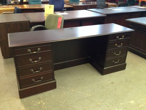 TRADITIONAL STYLE CREDENZA in MAHOGANY COLOR WOOD by MYRTLE OFFICE FURNITURE