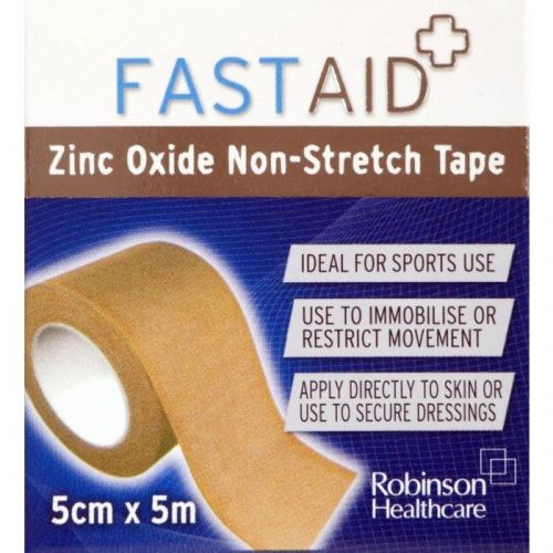 Fastaid zinc oxide - nastro non elasticizzato 5cm x 5m for sale