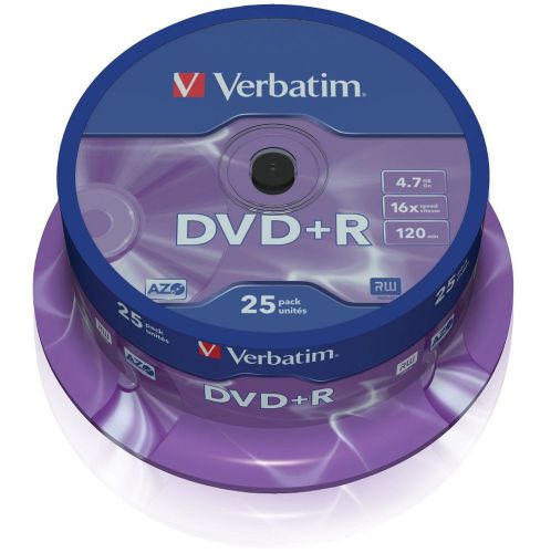 Campana 25 DVD+R Matt Silver 4.7GB  Ufficio  GSMTV66