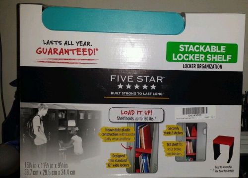 Five star stackable locker shelf - teal  new!!! for sale