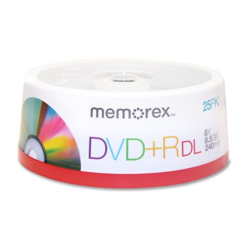 Memorex MEM05712 8.5Gb Dual-Layer Dvd+R Discs Pack of 25