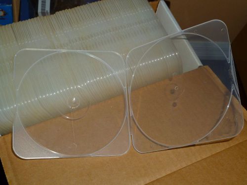 Frosted Thin Plastic CD  DVD Jewel Box Case &amp; 61 Cases