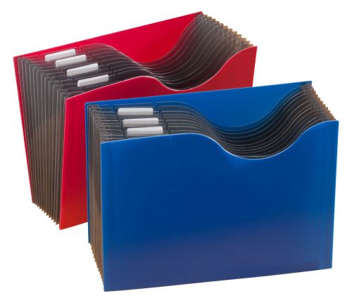 Miles kimball expanding file folders, set of 2  for sale