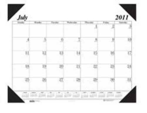 House of Doolittle Academic 14 Month Desk Pad Jul-Aug 22&#039;&#039; x 17&#039;&#039;