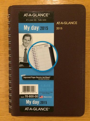 At-A-Glance Daily Appointment Book  Daily  4.88&#034; x 8&#034; - January till Dec 2015