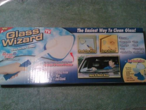 Glass Wizard Cleans Glass like Magic windows mirrors tiles &amp; more AS SEEN on TV