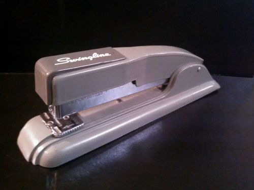 Swingline 27 stapler government gray art deco mid century in excellent condition