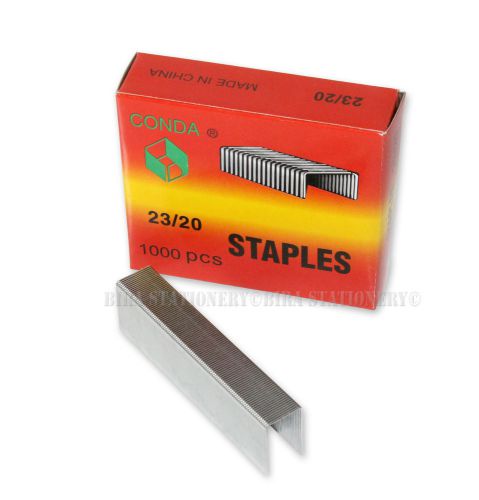 2x heavy duty (23/20) good quality staples 1000 count per box for office home for sale