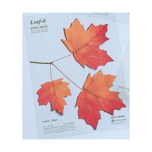 Leaf-It Sticky Notes - Maple