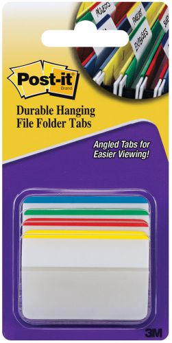3M Post-It Durable Hanging File Folder Tabs 2-in x 1-1/2-in 24/Pkg 686A-1