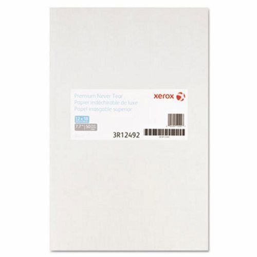 Xerox Polyester Paper, 12 x 18, 7.7 mil, White, 50/Box (XER3R12492)