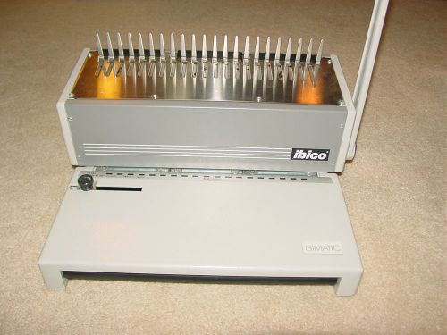 Ibico IBIMATIC Paper Comb Binding Punch Binder Machine 4A38010