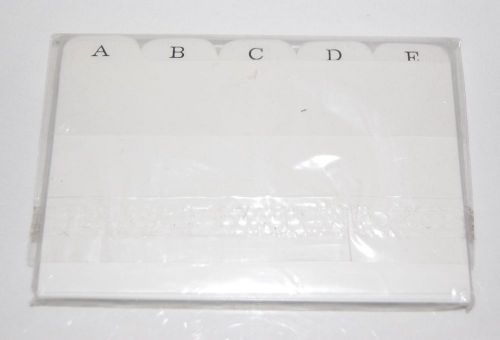 A-Z Alphabetic Tabs 3 1/2” x 5”