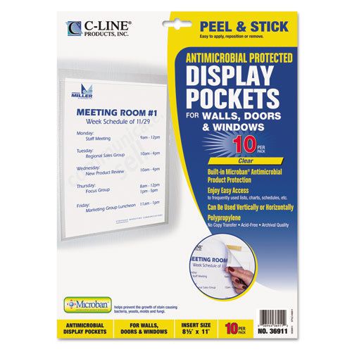 Display pockets, 8 1/2 x 11, 10/pack for sale