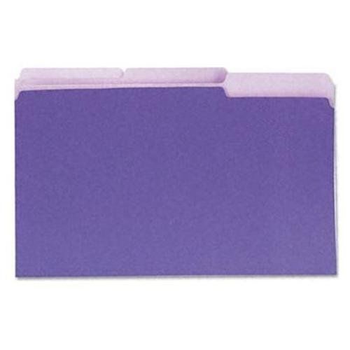 Universal Office Products 15305 Recycled Interior File Folders, 1/3 Cut Top Tab,