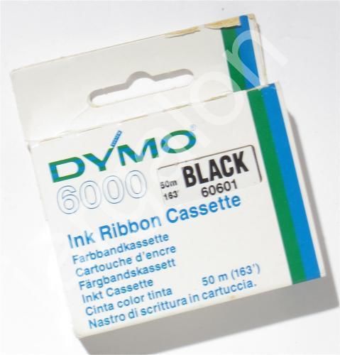 Dymo 6000 Ink Ribbon Cassette Black 60601 NEW