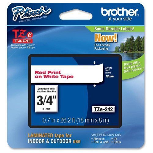 Brother tz lettering label tape tze242 for sale