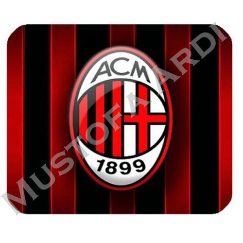 New Custom Mouse Pad Anti Slip with AC Milan 2 Style