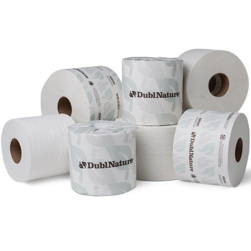 Dubl-Nature Green Seal 2-Ply Standard Bathroom Tissue, 48 Rolls (WAU 59490)